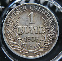 German East Africa Silver 1 Rupie 1906 A.jpg