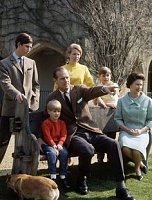 Prince Charles, Prince Edward, Prince Philip, Princess Anne, Prince Andrew and Queen Elizabeth.jpg