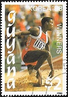 1989 Guyana Scott 2015 (o) Carl Lewis.jpg