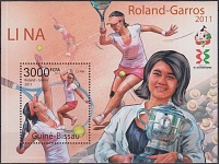 Гвинея-Бисау_2011_Турнир Roland Garros_Бл_1_Li Na.jpg