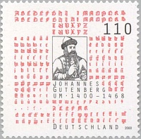 Johannes-Gutenberg Mi.  2098 ФРГ 2000.jpg