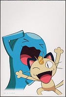 Pokemon Wobbuffet (G2) Meowth (G1).jpg